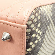 Christian Dior Tricolor Lambskin ady Dior Cannage 2way Handbag 15-BO-1123 191336