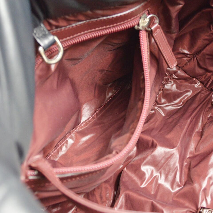 Chanel Black Nylon Coco Cocoon Tote Handbag 121366