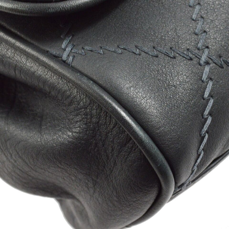 Chanel Black Calfskin Ultra Stitch Shoulder Bag 191307