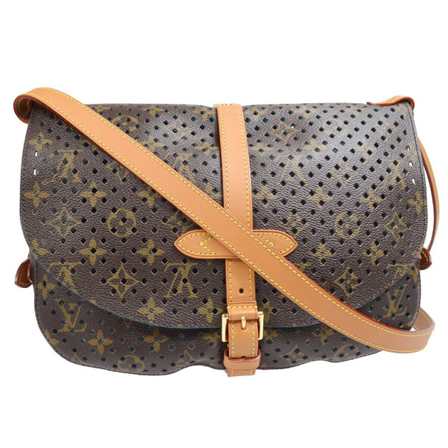 Louis Vuitton Perforated Monogram Canvas and Leather Saumur 30