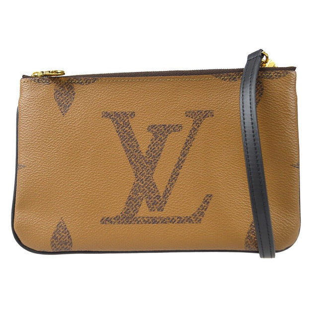 Louis Vuitton Pochette Double Zip Bag Monogram Giant Reverse