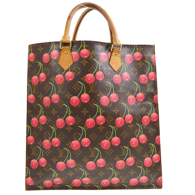 Louis Vuitton Cherry Sac Plat Cerises Canvas Tote Bag Purse at 1stDibs  louis  vuitton cherry purse, louis vuitton cherry purse red handle, plastic cover  for lv paper bag