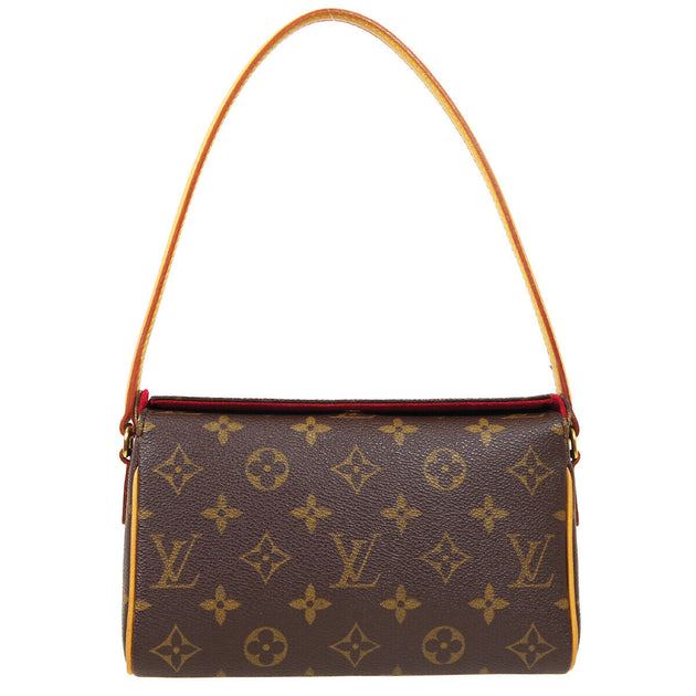 LOUIS VUITTON RECITAL HAND BAG SP1002 PURSE MONOGRAM CANVAS