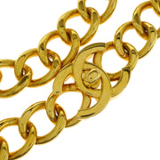 Chanel Gold CC Turnlock Chain Belt 96A 112114