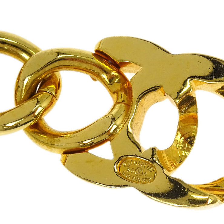 Chanel Gold CC Turnlock Chain Belt 96A 112114