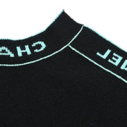 Chanel Ensemble Cardigan Short Sleeve Top Black CR95 #42 112287