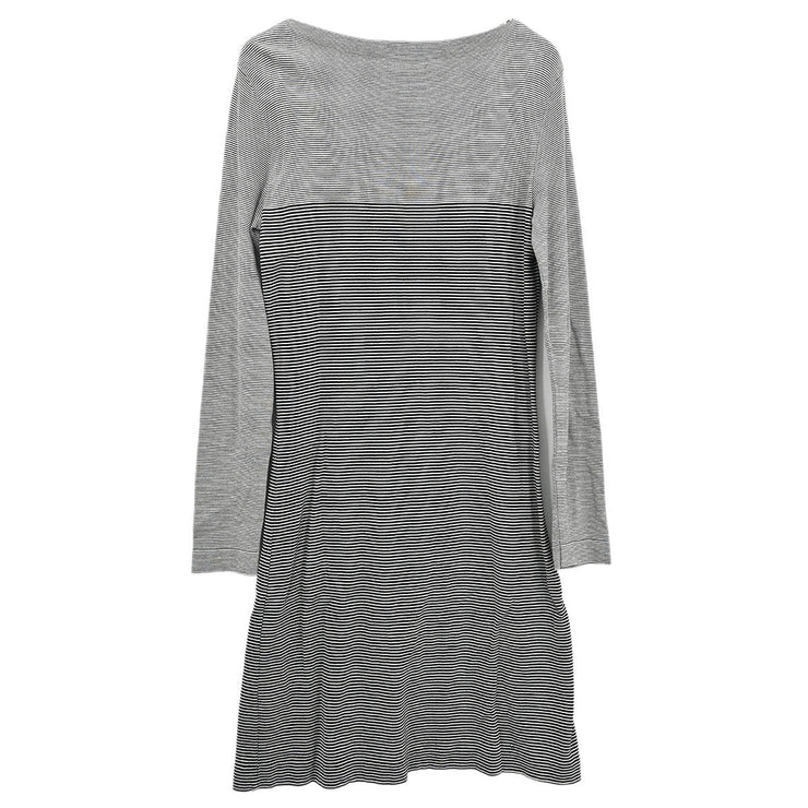 Chanel Dress Black White 97C #38 113611