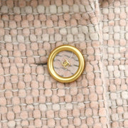 Chanel Single Breasted Coat Pink 01A #38 114322