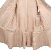 Chanel Single Breasted Coat Pink 01A #38 114322
