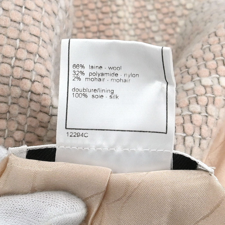 Chanel Single Breasted Coat Pink 01A #38 114322