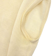 Hermes Ensemble Cardigan Sleeveless Top Off-white #XS 114419
