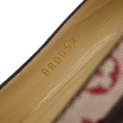 Louis Vuitton * Pumps Shoes Bordeaux Leather BR0052 #36 114598