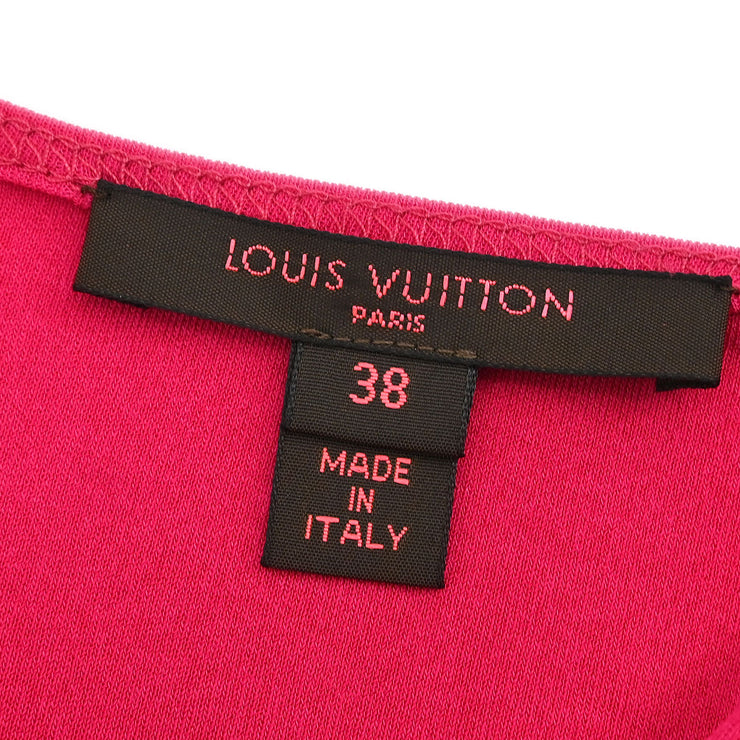 Louis Vuitton Sleeveless Dress Pink RW091T WODR09VDK #38 115247