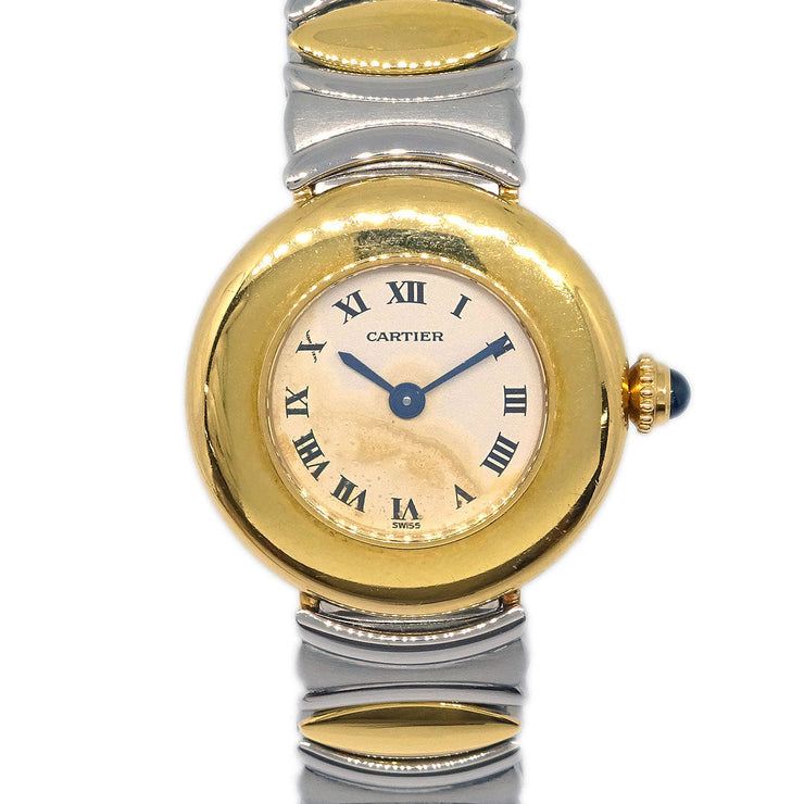 Cartier Must Colisee Belle Epoque Quartz Watch 18KYG 115557