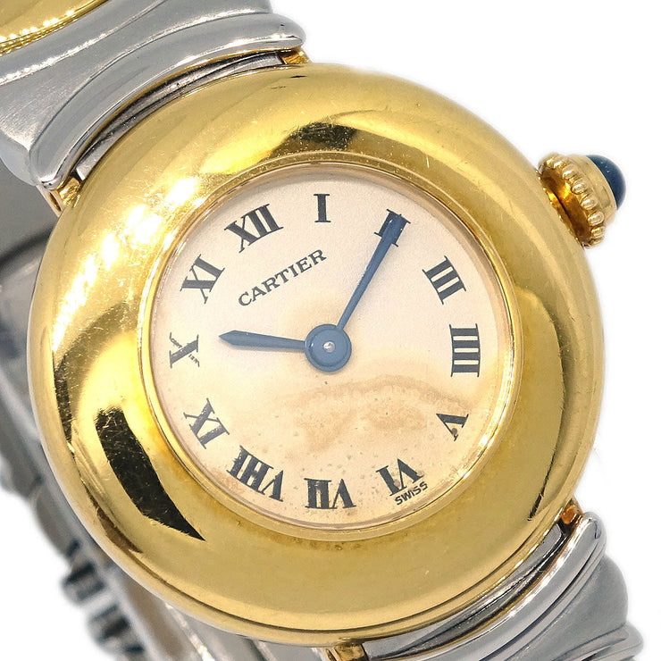Cartier Must Colisee Belle Epoque Quartz Watch 18KYG 115557