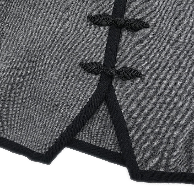Yves Saint Laurent Single Breasted Jacket Gray STS6A806 #M 115637