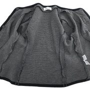 Yves Saint Laurent Single Breasted Jacket Gray STS6A806 #M 115637