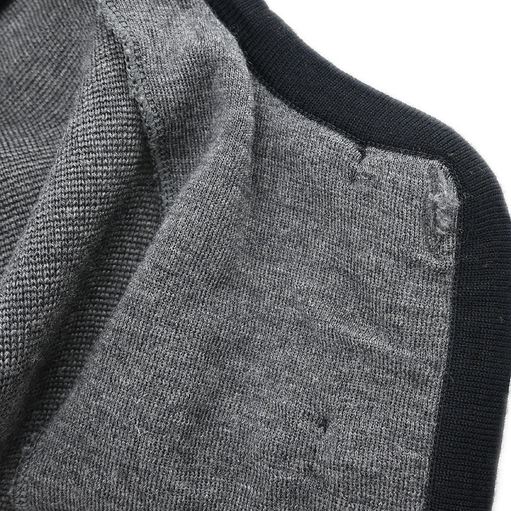 Yves Saint Laurent Single Breasted Jacket Gray STS6A806 #M 115637