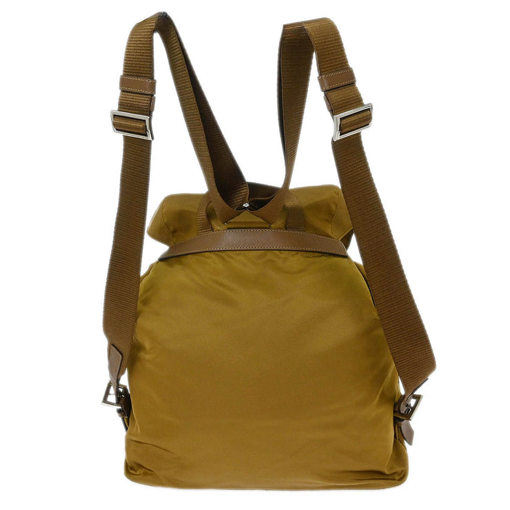 Prada Brown Nylon Backpack BZ2811 L 165 115641