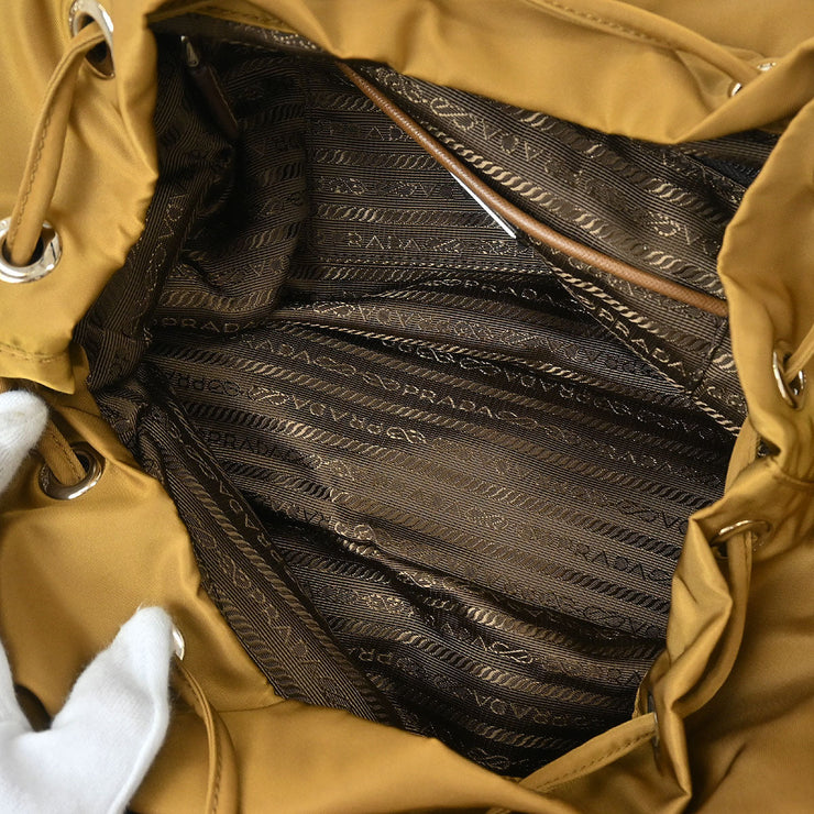Prada Brown Nylon Backpack BZ2811 L 165 115641