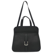 Hermes Black Taurillon Clemence Halzan 31 2way Tote Bag D BT 012 TD 115663