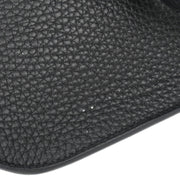 Hermes Black Taurillon Clemence Halzan 31 2way Tote Bag D BT 012 TD 115663