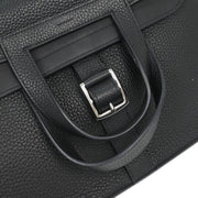 Hermes Black Taurillon Clemence Halzan 31 2way Tote Bag D BT 012 TD 115663