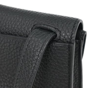 Hermes Black Taurillon Clemence Halzan 31 2way Tote Bag D BT 012 TD 115663