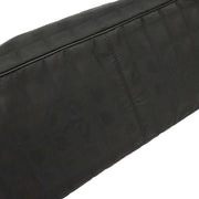 Chanel Black Jacquard Nylon Travel Line Tote Handbag 115678