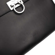 Salvatore Ferragamo Black Gancini 2way Handbag DH-21 9365 115679