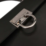 Salvatore Ferragamo Black Gancini 2way Handbag DH-21 9365 115679