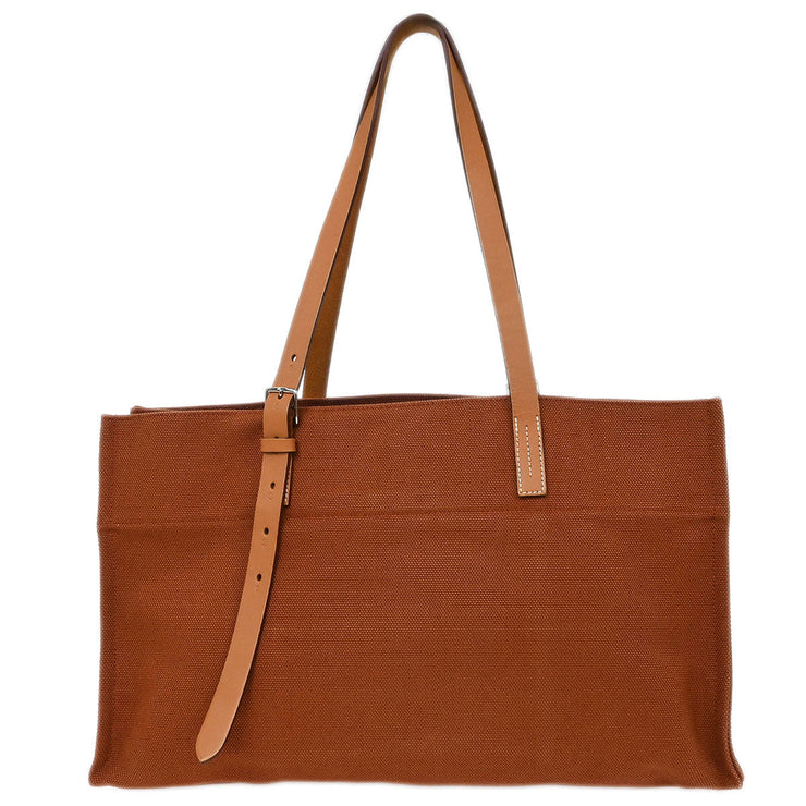 Hermes Brown Canvas Etriviere Elan Tote Bag AR Square:O 115691