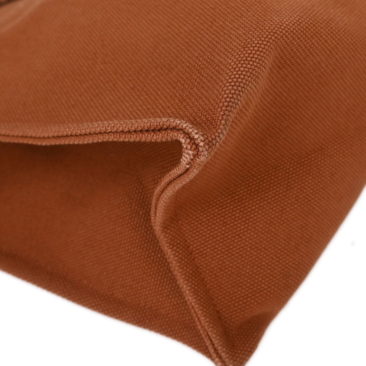 Hermes Brown Canvas Etriviere Elan Tote Bag AR Square:O 115691