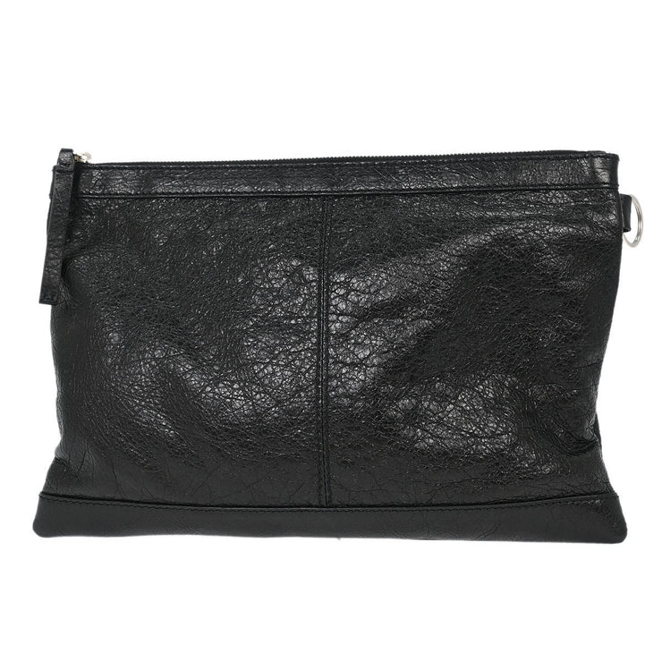 Balenciaga Black Leather Clip M Clutch Bag 273022.1000.E.538735 115708