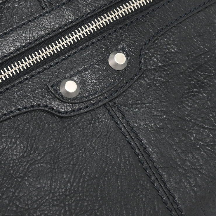 Balenciaga Black Leather Clip M Clutch Bag 273022.1000.E.538735 115708