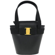 Salvatore Ferragamo Black Vara Bow Handbag BA216161 115709