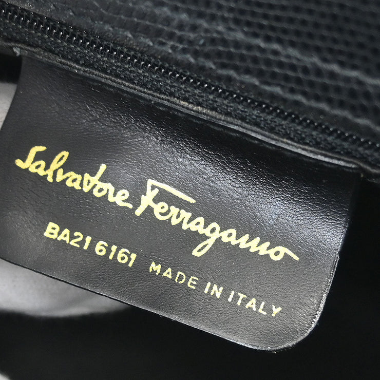 Salvatore Ferragamo Black Vara Bow Handbag BA216161 115709