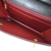 Chanel Black Lambskin 2way Handbag 115716