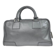 Loewe Silver Lambskin Amazona 28 Handbag 070402 115719