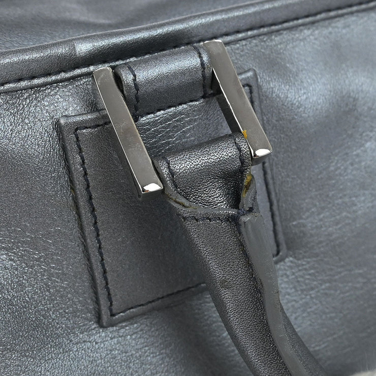 Loewe Silver Lambskin Amazona 28 Handbag 070402 115719