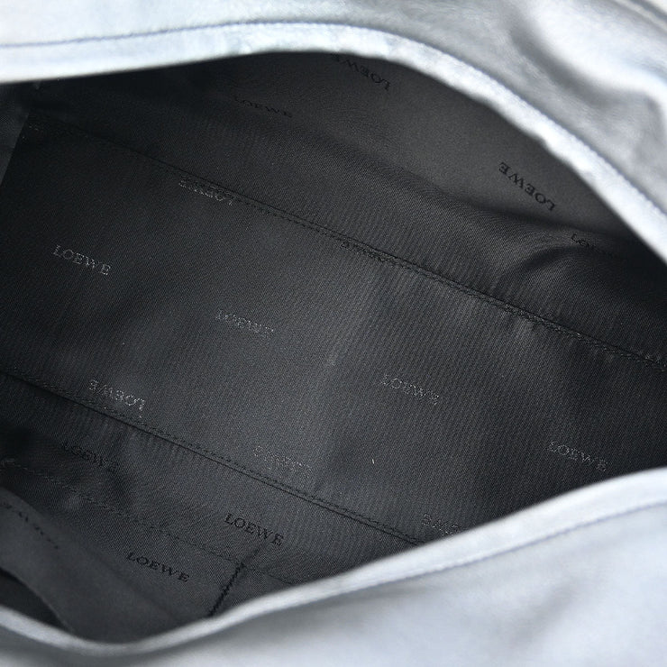 Loewe Silver Lambskin Amazona 28 Handbag 070402 115719