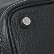 Hermes Black Taurillon Clemence Picotin Lock 18 PM Handbag C AM 010 UH 115728