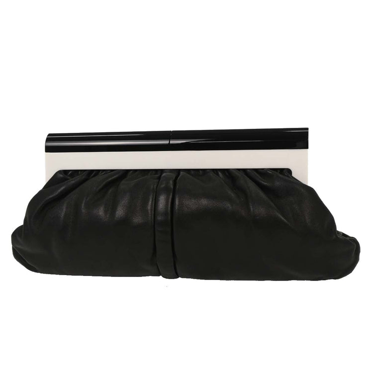 Chanel Black Lambskin Clutch Bag 115733