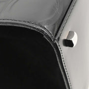 Salvatore Ferragamo Black Embossed Leather Handbag AX-21 0855 115735