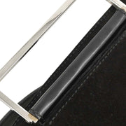 Salvatore Ferragamo Black Embossed Leather Handbag AX-21 0855 115735