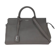 Saint Laurent Gray Cabas Rive 2way Shoulder Handbag VLR400413.1115 115736