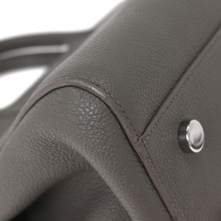 Saint Laurent Gray Cabas Rive 2way Shoulder Handbag VLR400413.1115 115736