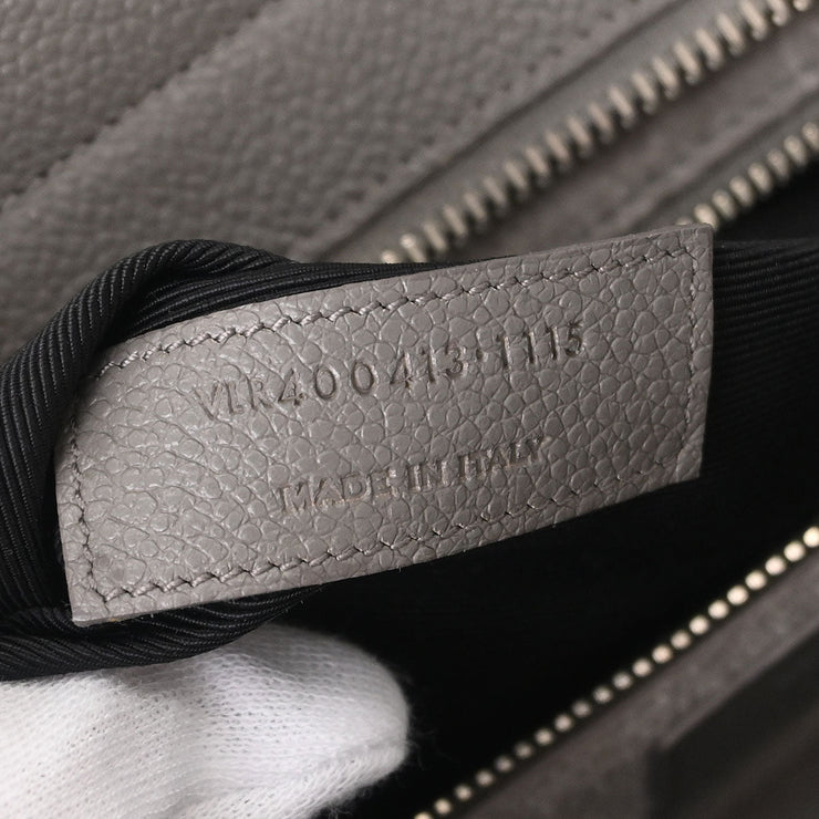 Saint Laurent Gray Cabas Rive 2way Shoulder Handbag VLR400413.1115 115736