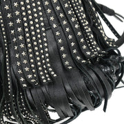 Saint Laurent Black Emmanuelle Fringe Shoulder Bag GT.357603.1115 115737