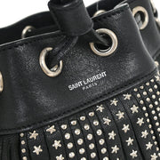 Saint Laurent Black Emmanuelle Fringe Shoulder Bag GT.357603.1115 115737